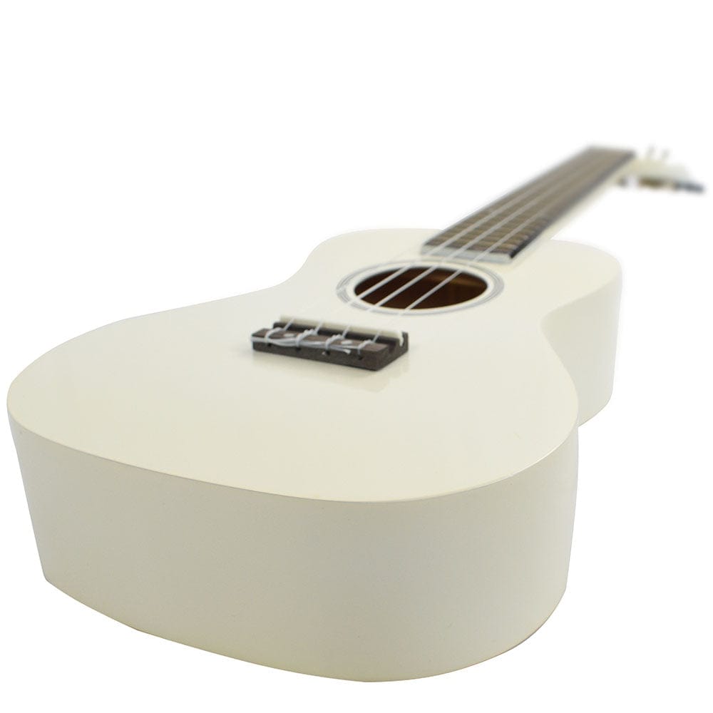 vault concert ukuleles vault uk-003 concert colourful ukulele 23 inch with gig bag #color_white-glossy