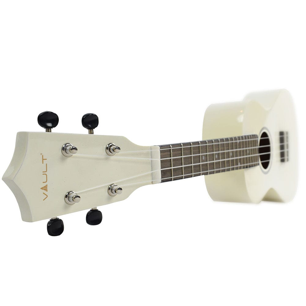 vault concert ukuleles vault uk-003 concert colourful ukulele 23 inch with gig bag #color_white-glossy