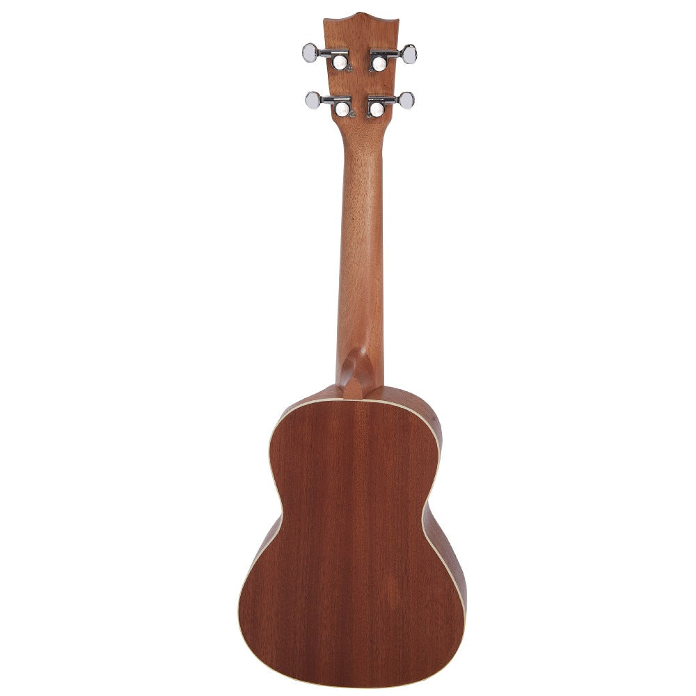 Vault Concert Ukuleles Vault UK-1000CC 23-Inch Solid Spruce Top Premium Semi Cutaway Concert Ukulele