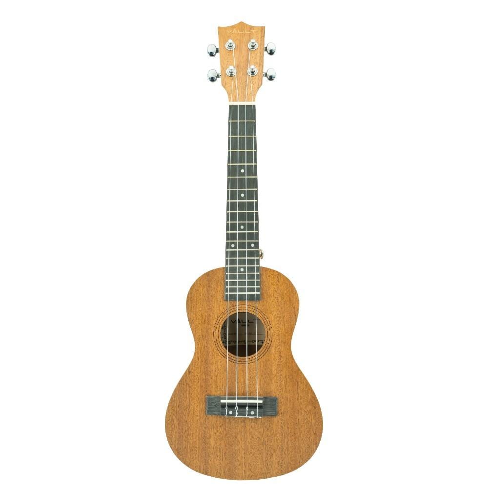vault concert ukuleles vault uk-100c 24 inch arched back concert ukulele with gig bag