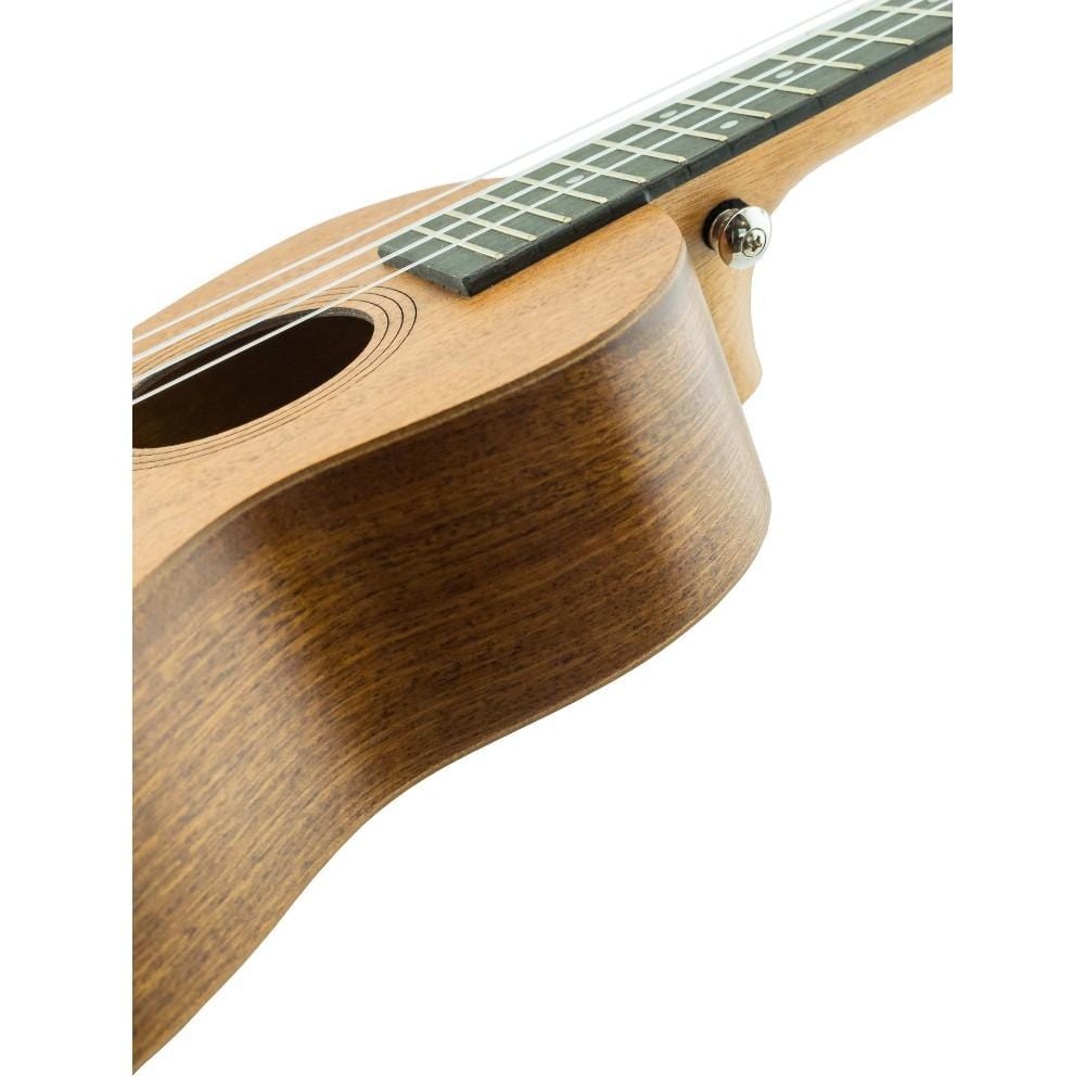 vault concert ukuleles vault uk-100c 24 inch arched back concert ukulele with gig bag