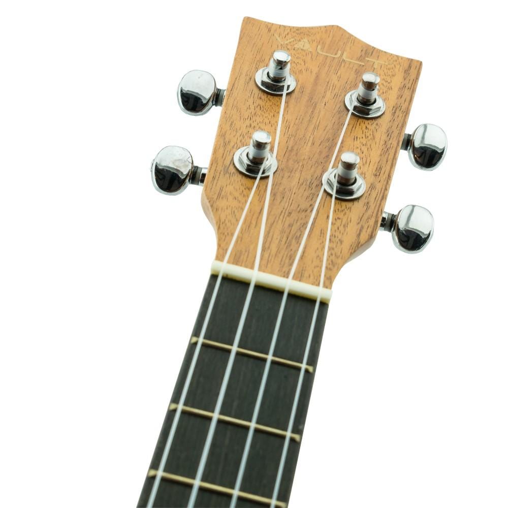 vault concert ukuleles vault uk-100c 24 inch arched back concert ukulele with gig bag