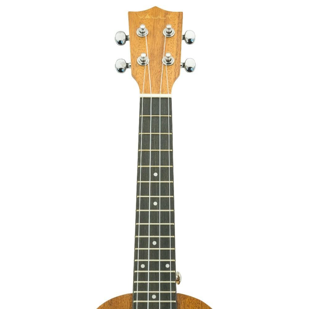 vault concert ukuleles vault uk-100c 24 inch arched back concert ukulele with gig bag