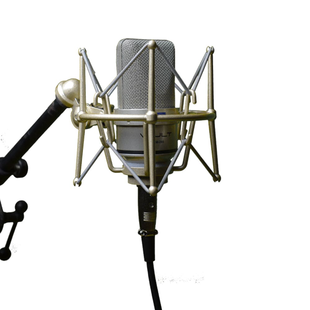 vault condenser microphones vault ccm-265 condenser cardioid microphone with shockmount and xlr cable