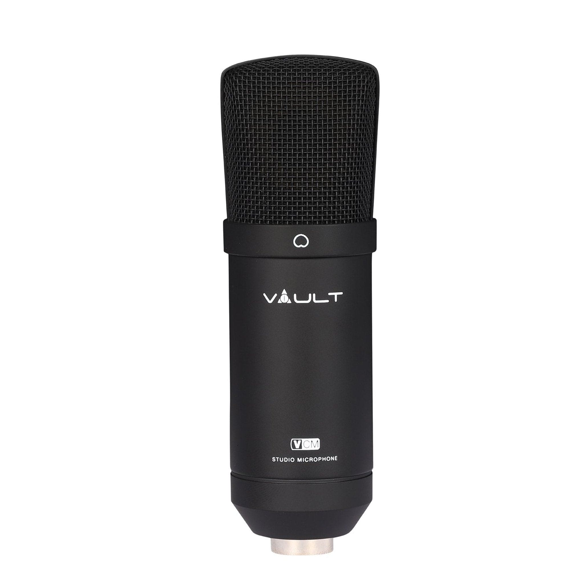 vault condenser microphones vault vcm studio condenser microphone with xlr cable, tripod, mount and foam pop filter