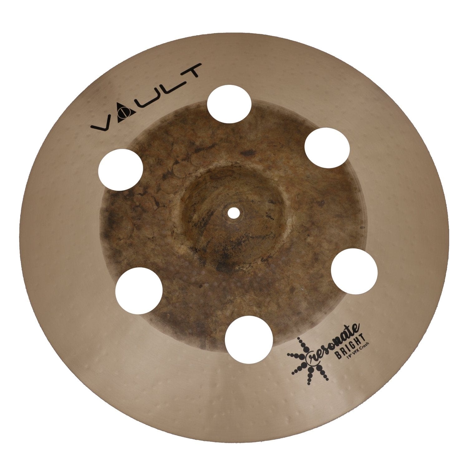 vault crash cymbals vault resonate bright series 19inch vfx crash cymbal