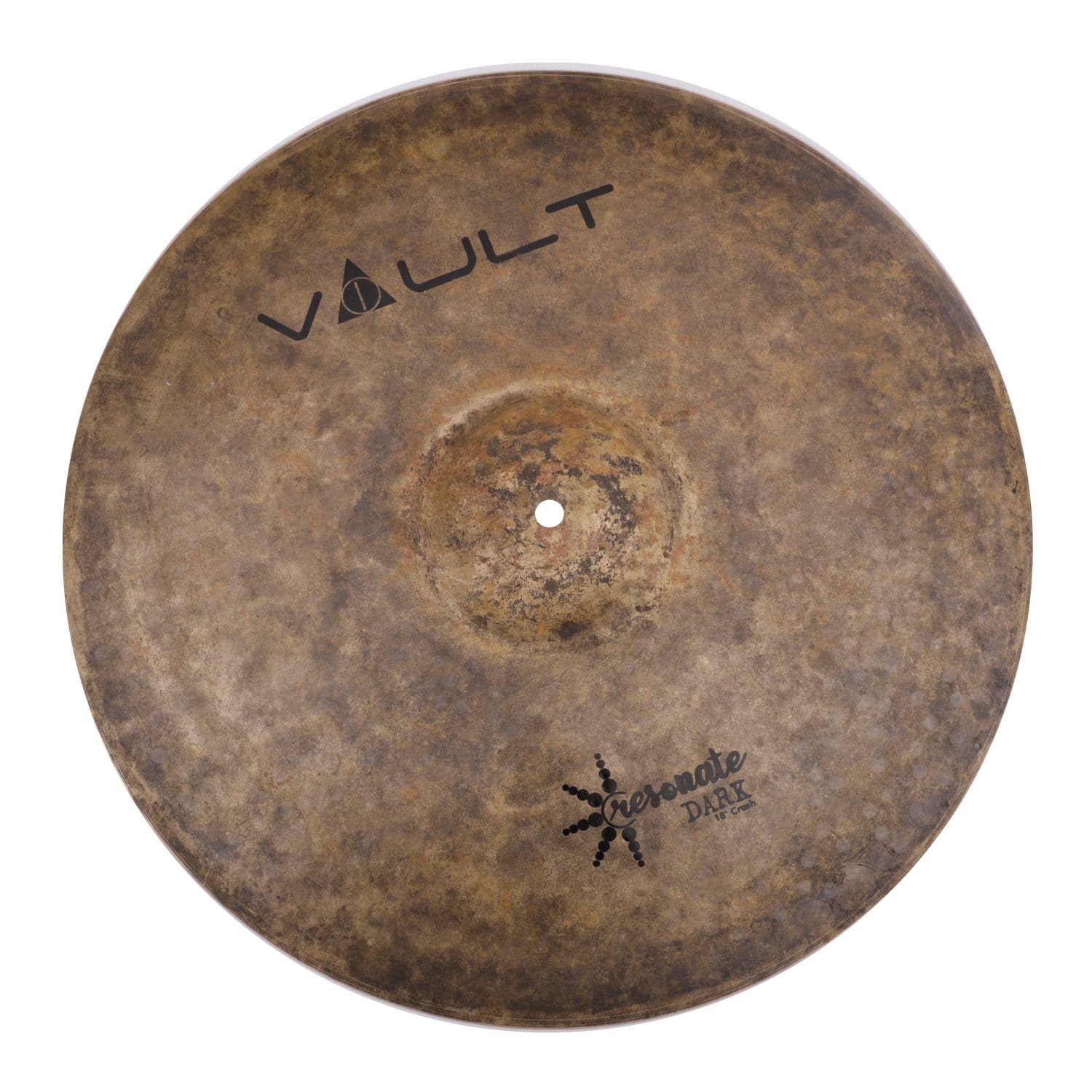vault crash cymbals vault resonate dark series 18-inch crash cymbal
