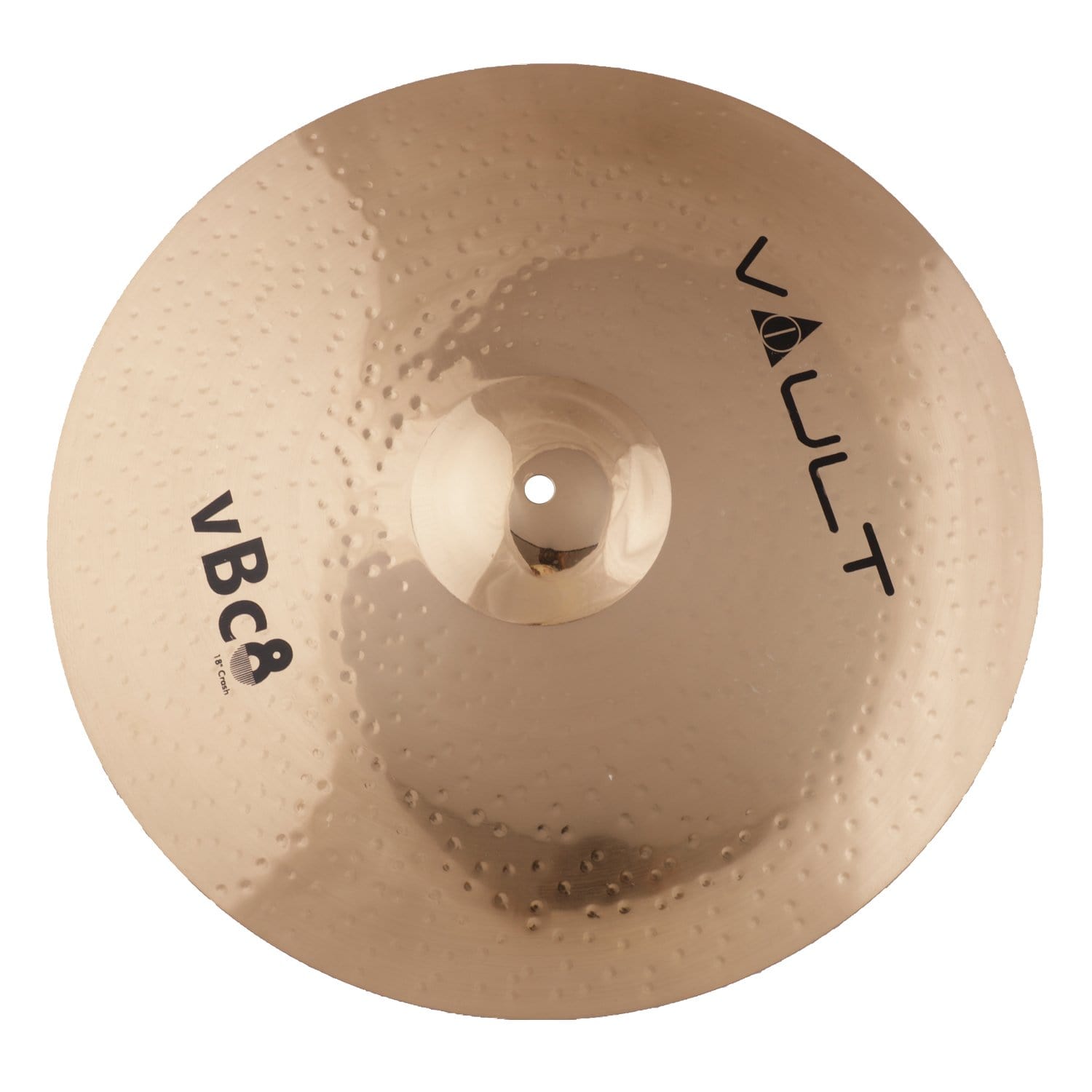 vault crash cymbals vault vbc8 cymbal 18-inch crash cymbal