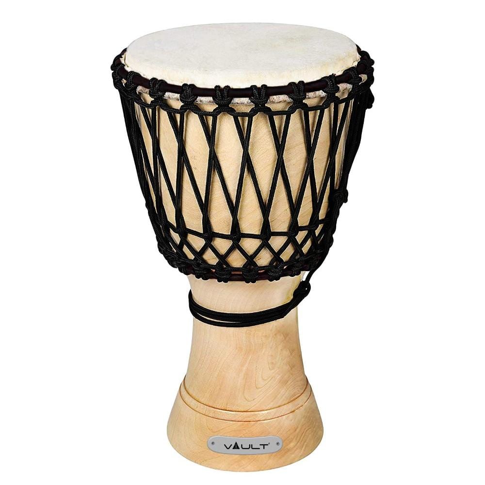 vault djembes 8-inch / natural vault dj mango wood djembe with 3 year warranty #size_8-inch,color_natural
