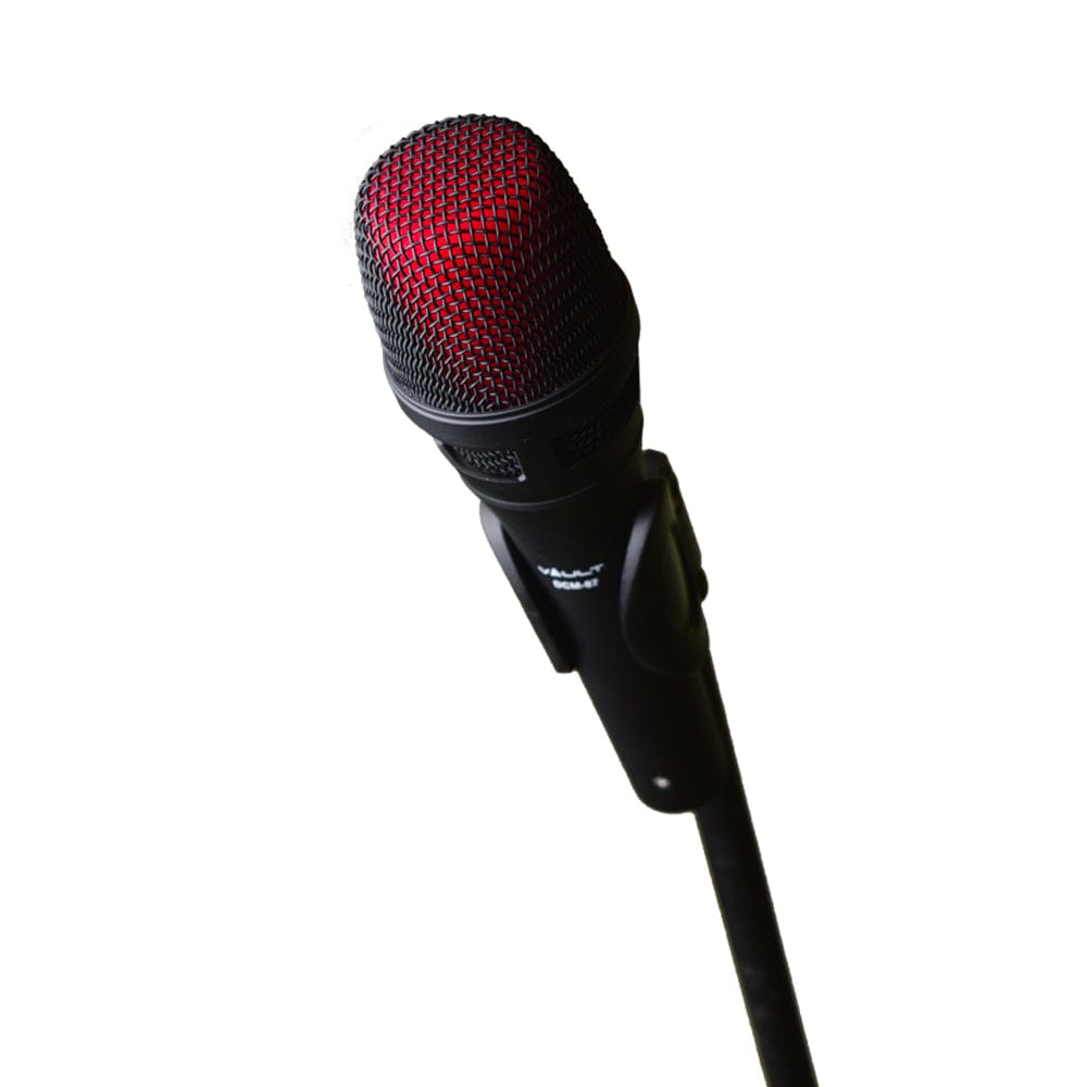 vault dynamic microphones vault dcm-87 dynamic cardioid microphone with mic clip and xlr cable