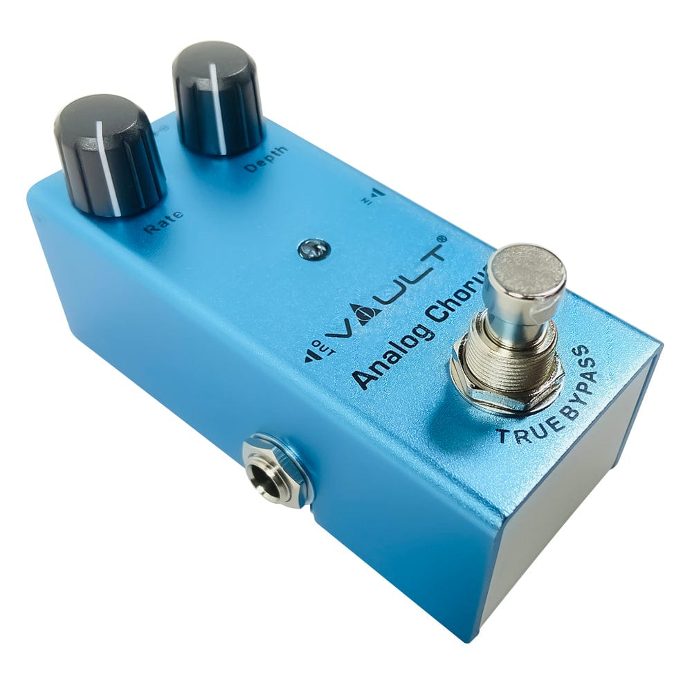 vault effect pedals vault analog chorus effects pedal with all metal body, small footprint & 3 year warranty
