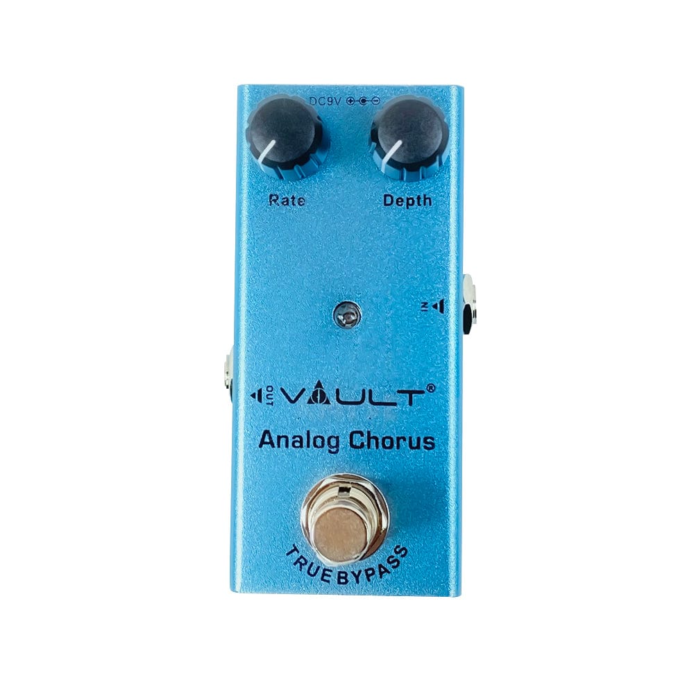 vault effect pedals vault analog chorus effects pedal with all metal body, small footprint & 3 year warranty
