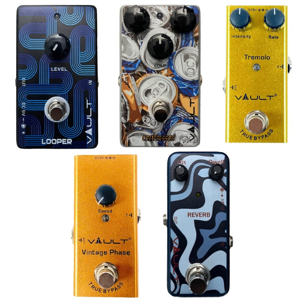 Vault Effect Pedals Vault Guitar Effects Pedal Bundle