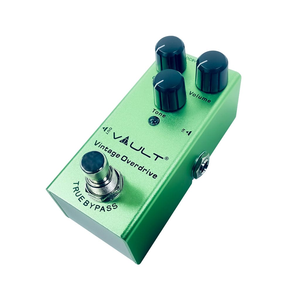 vault effect pedals vault vintage overdrive effects pedal with all metal body, small footprint & 3 year warranty