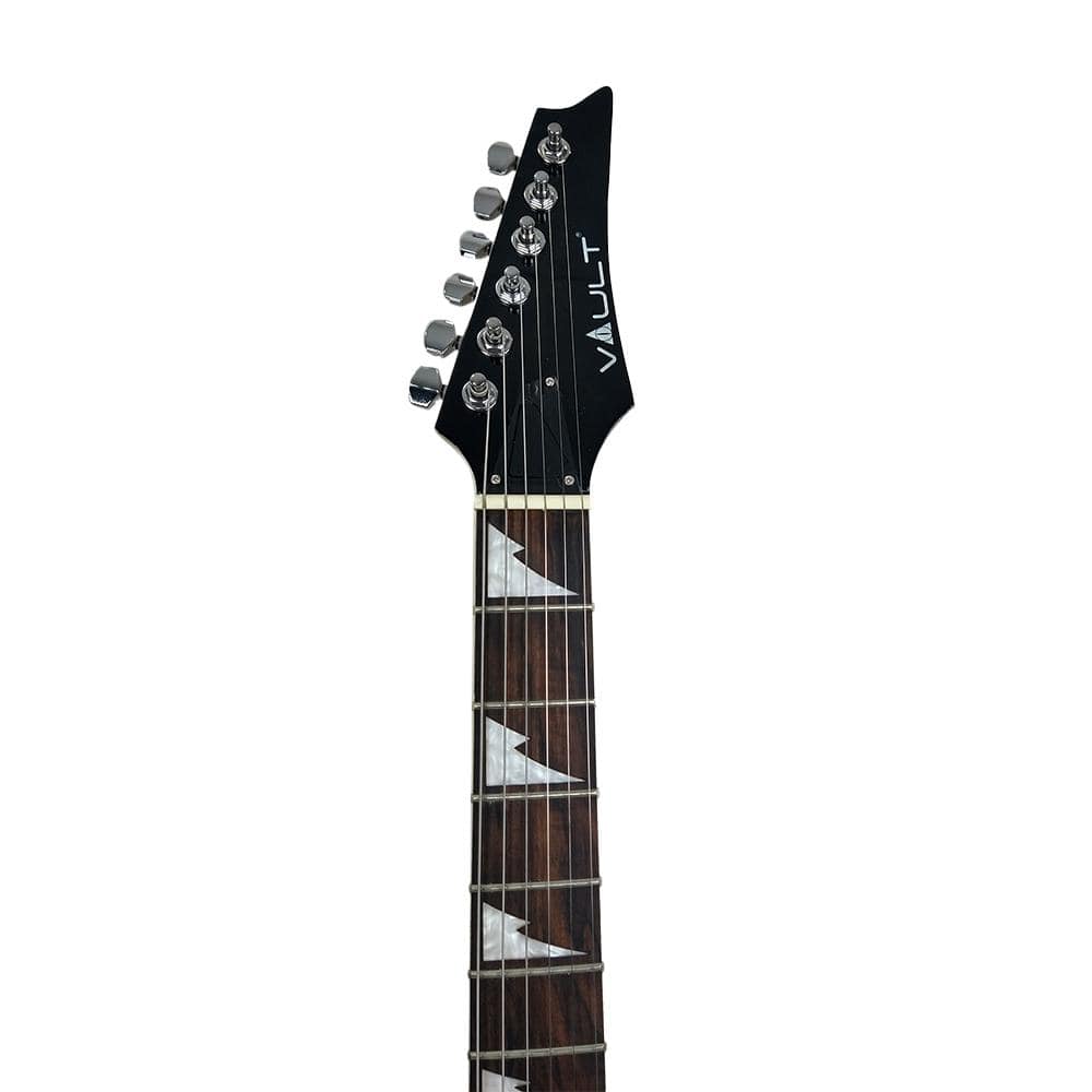 vault electric guitars bundles vault rg1rw soloist style electric guitar with digitech element guitar processor bundle #color_transparent-green-burst
