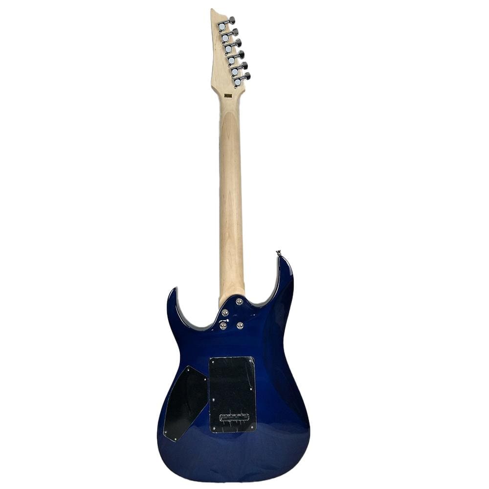 vault electric guitars bundles vault rg1rw soloist style electric guitar with digitech element guitar processor bundle #color_transparent-blue