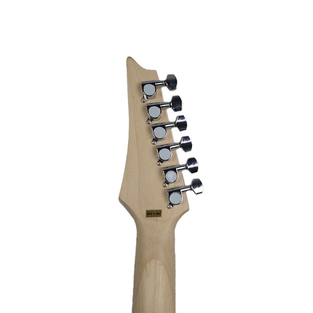 vault electric guitars bundles vault rg1rw soloist style electric guitar with digitech element guitar processor bundle #color_transparent-green-burst
