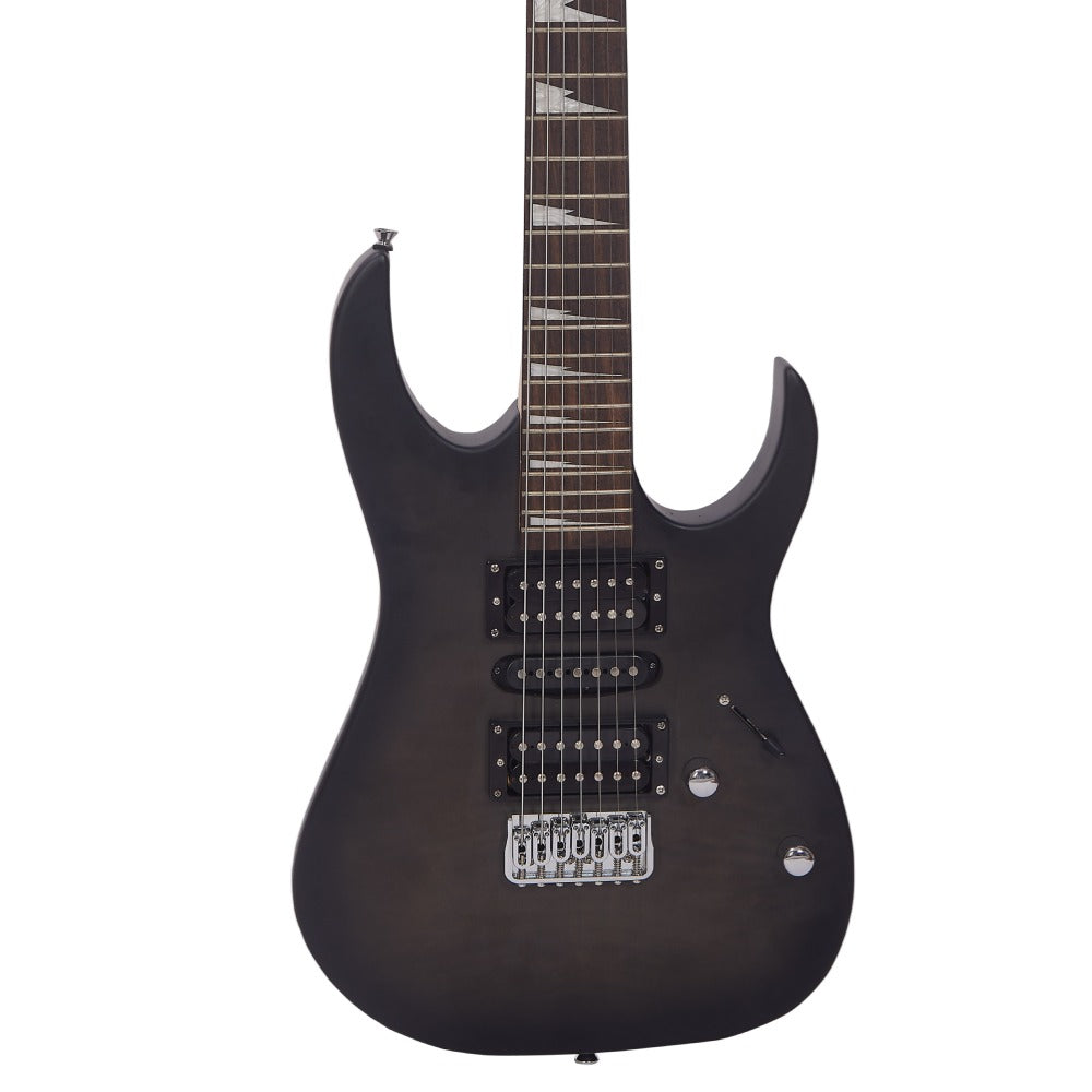 Vault Electric Guitars Matte Black Vault RG7 Seven String Electric Guitar