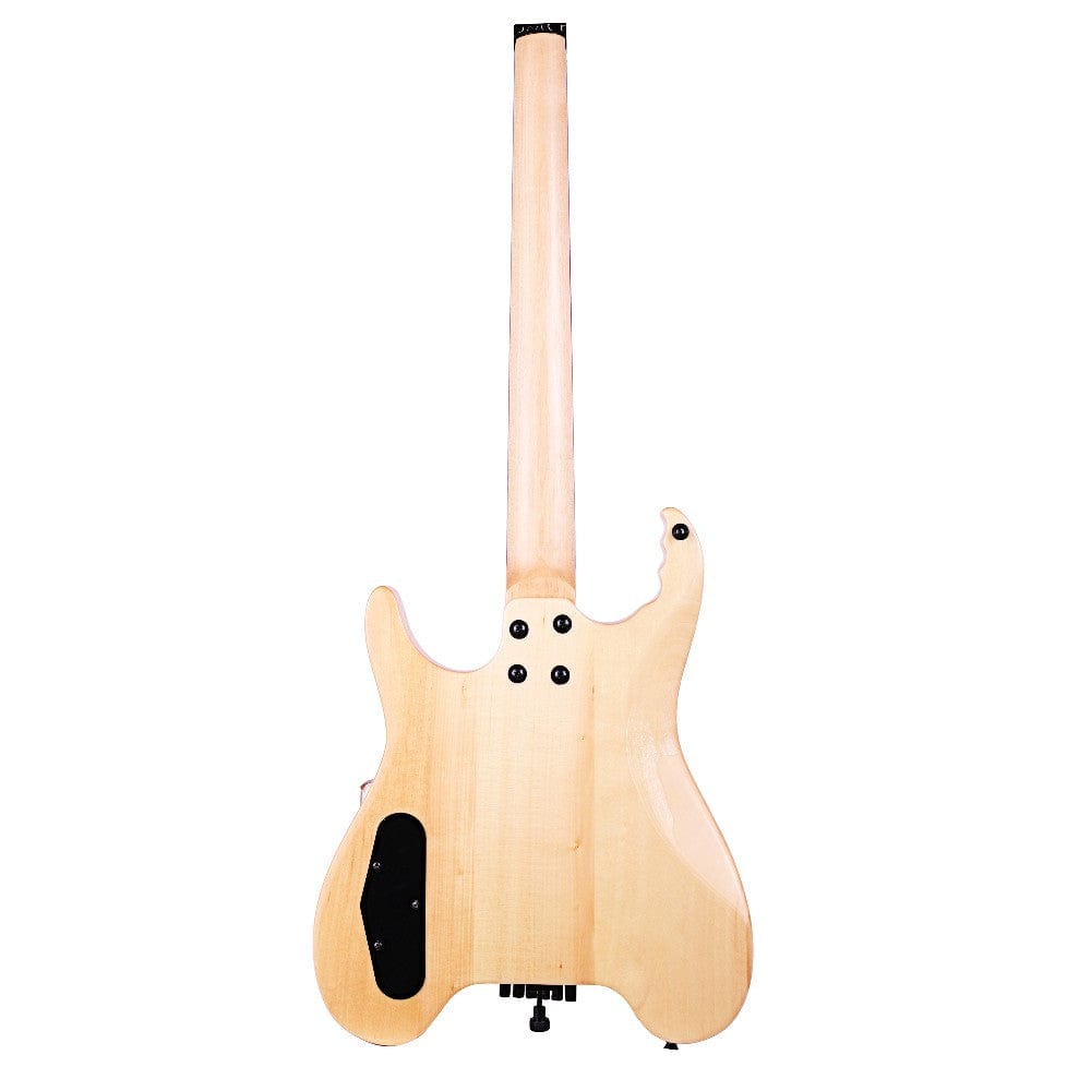 vault electric guitars natural vault hl1 headless electric guitar with gigbag #color_natural