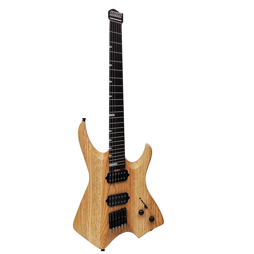 Vault Electric Guitars Natural Vault HL2 Headless Multi Scale 6 String Electric Guitar
