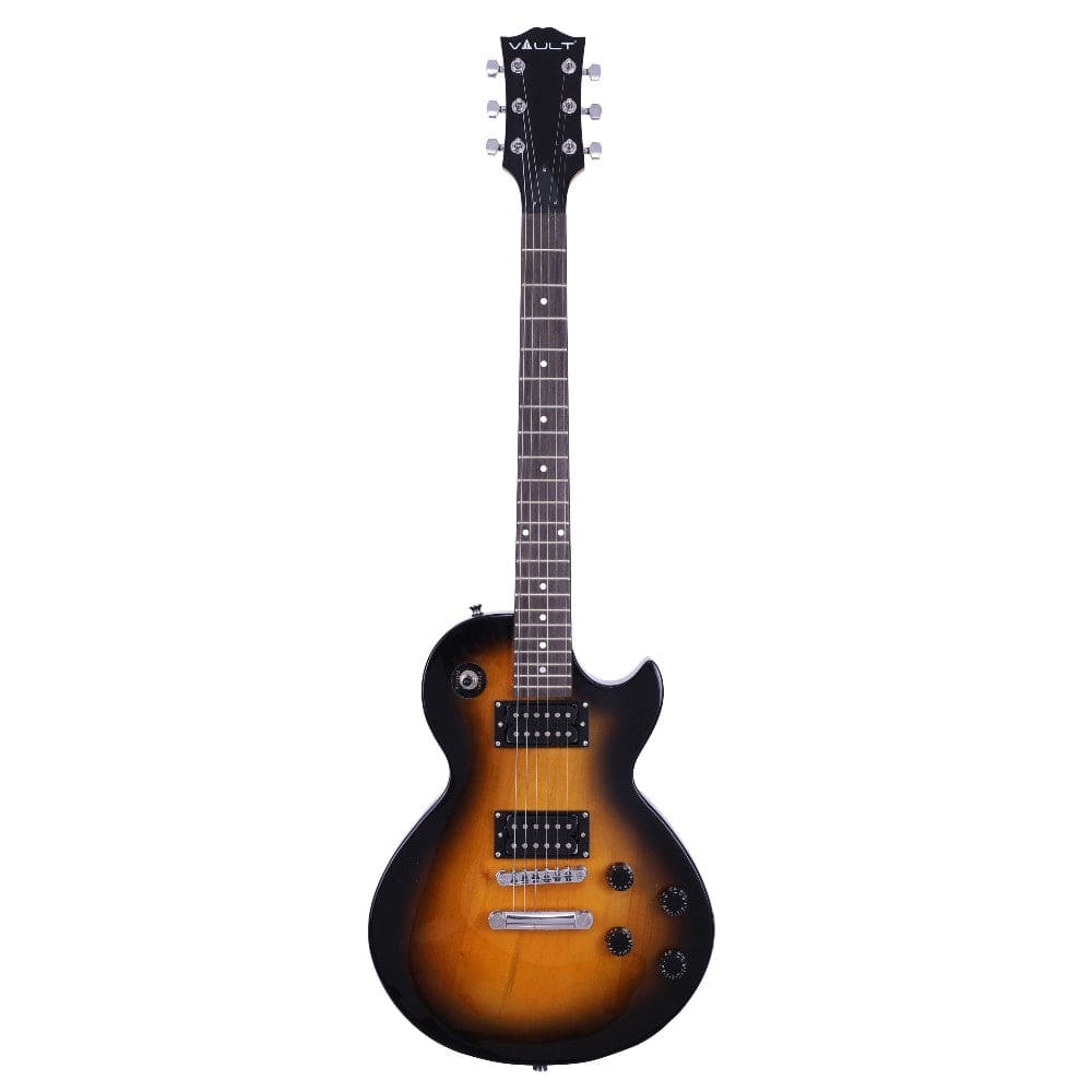 vault electric guitars tobacco sunburst vault lp1 les paul style electric guitar