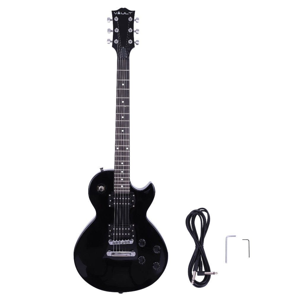 vault electric guitars vault lp1 les paul style electric guitar #color_black