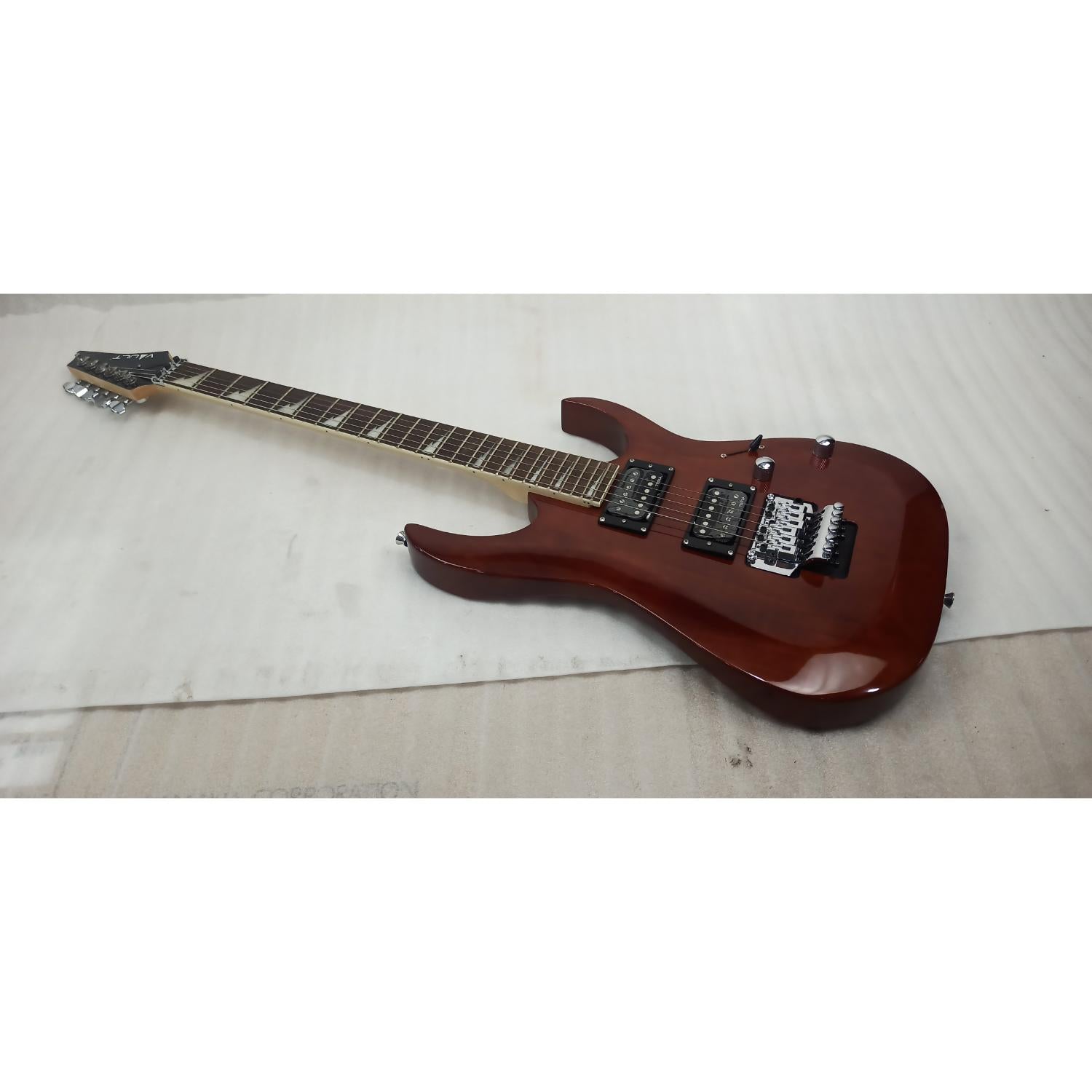 Vault Electric Guitars Vault Performer Pro RG 6 String Electric Guitar - High Gloss Solid Mahogany - Open Box #barcode_202401029774