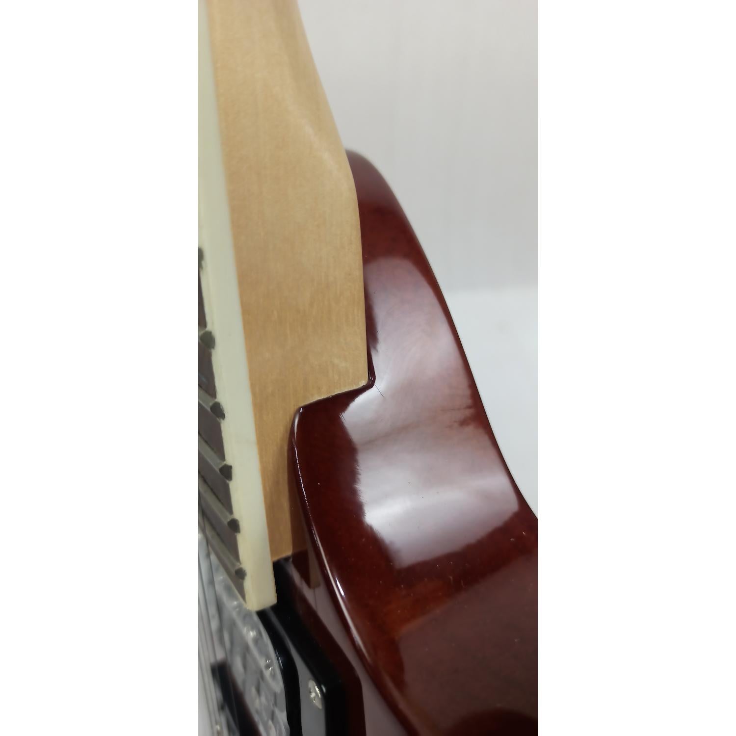 Vault Electric Guitars Vault Performer Pro RG 6 String Electric Guitar - High Gloss Solid Mahogany - Open Box #barcode_202401029774