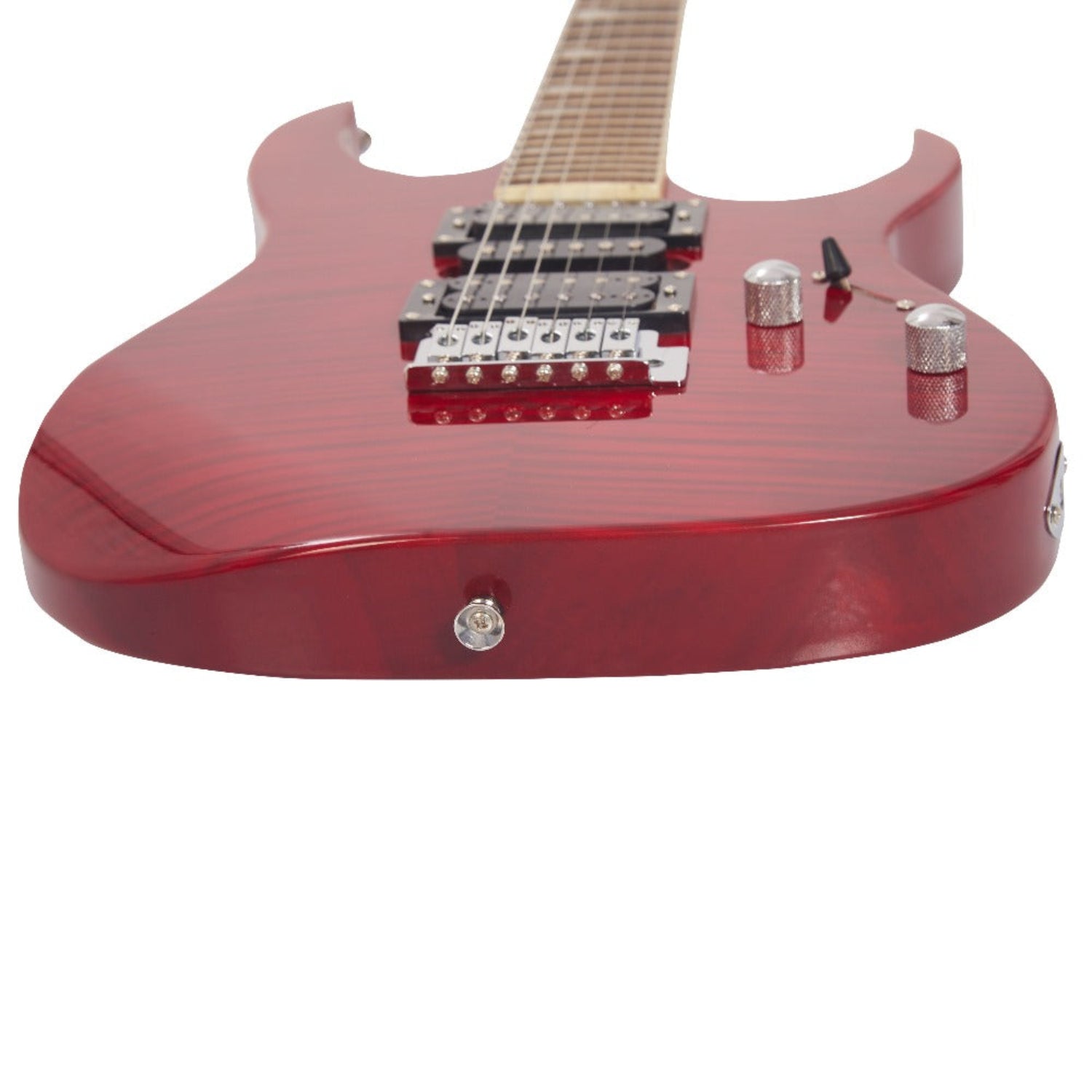 Vault Electric Guitars Vault RG1 Soloist Premium Electric Guitar#color_transparent-red,fretboard_indian-laurel