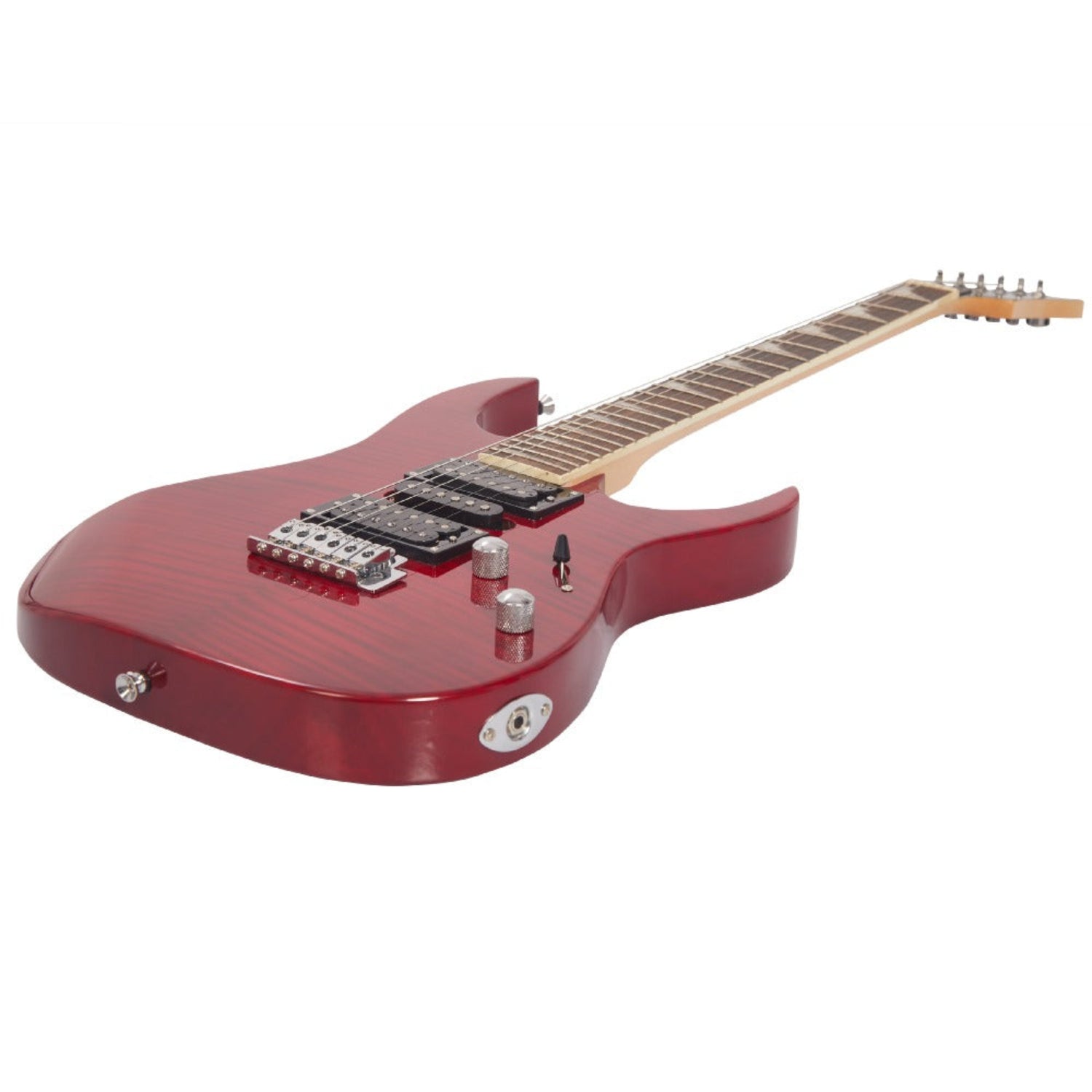 Vault Electric Guitars Vault RG1 Soloist Premium Electric Guitar#color_transparent-red,fretboard_indian-laurel