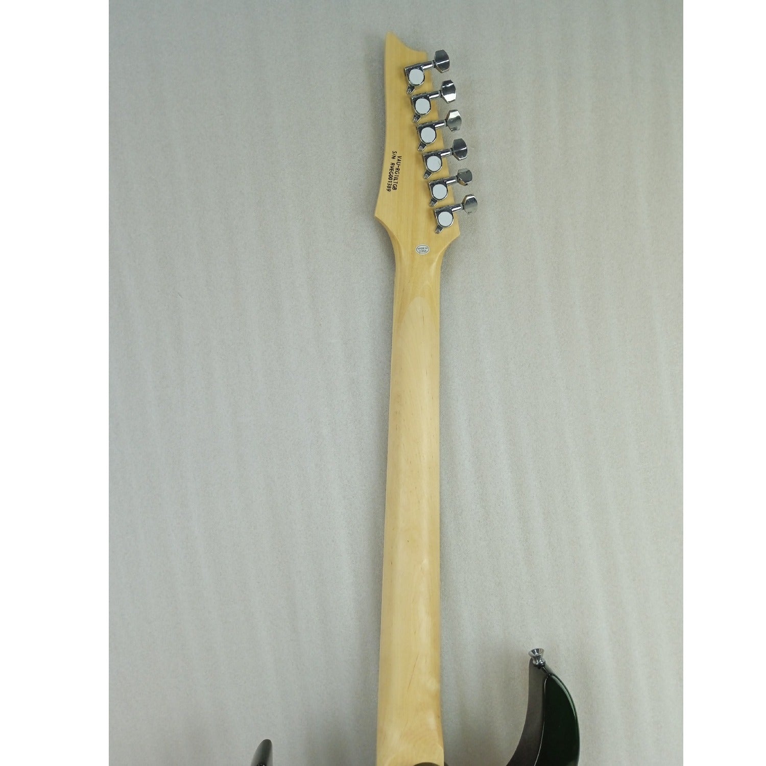 Vault Electric Guitars Vault RG1 Soloist Premium Electric Guitar - Transparent Green Burst - Open Box B Stock