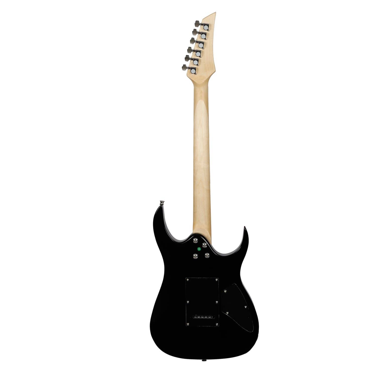 vault electric guitars vault rg1m soloist left-handed 6-string electric guitar - transparent black