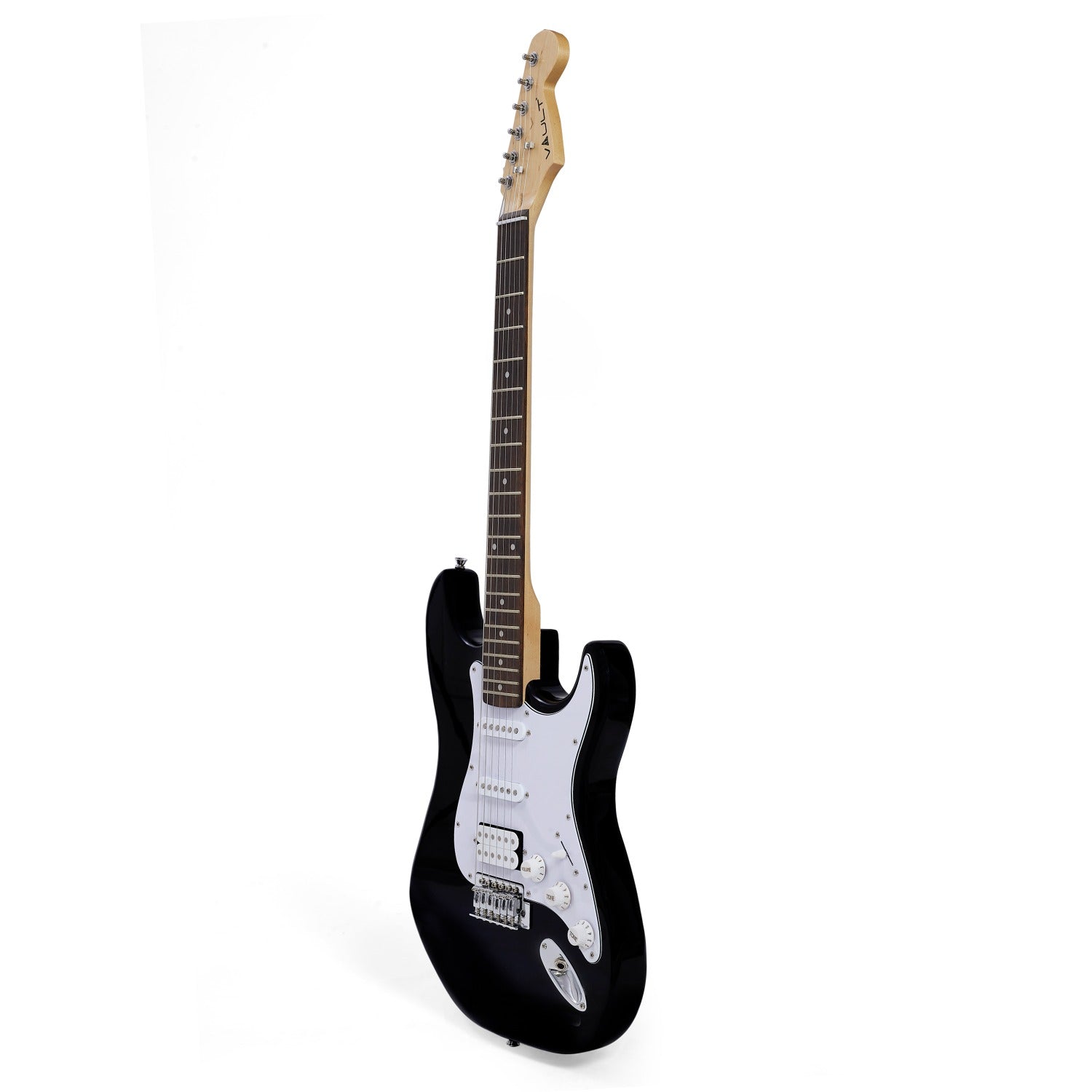 Vault Electric Guitars Vault ST1 Premium Electric Guitar #color_black,fretboard_indian-laurel