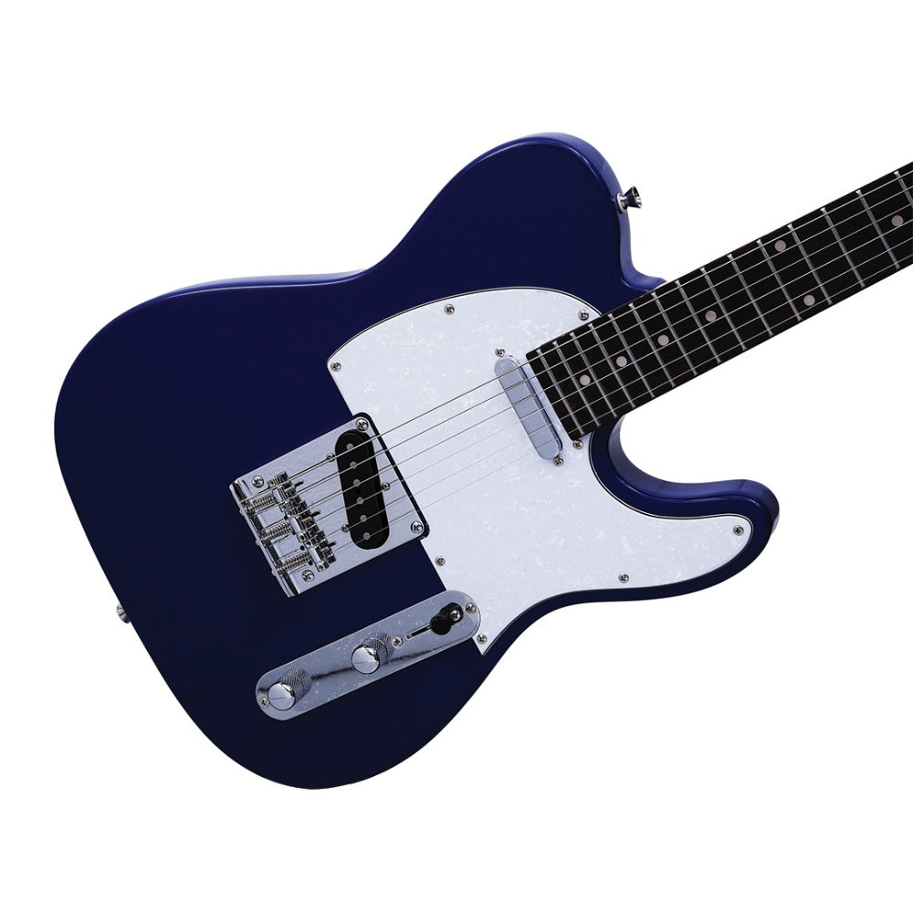 Vault Electric Guitars Vault TL2 Telecaster Style Electric Guitar with Premium Alnico 5 Pickups#colour_blue