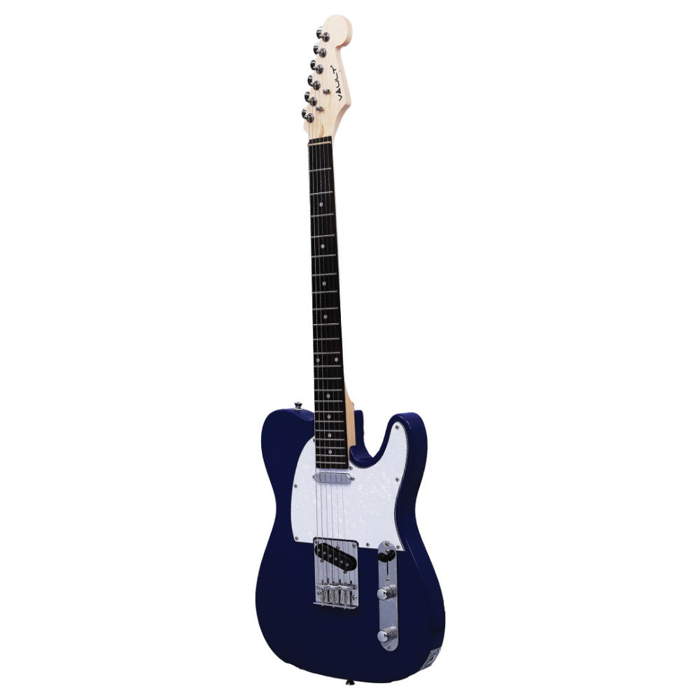 Vault Electric Guitars Vault TL2 Telecaster Style Electric Guitar with Premium Alnico 5 Pickups#colour_blue