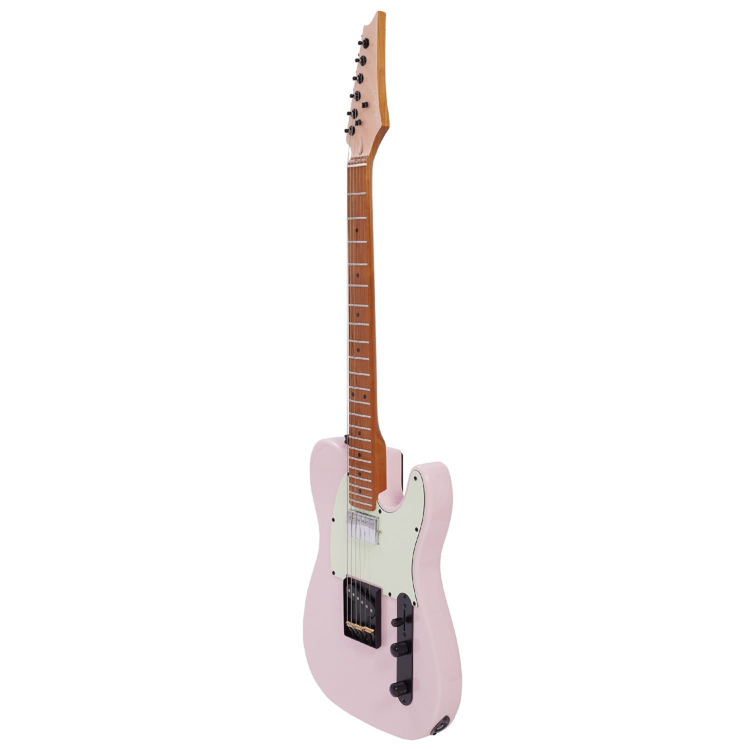 Vault Electric Guitars Vault TL2 Telecaster Style Electric Guitar with Premium Alnico 5 Pickups#colour_babypink