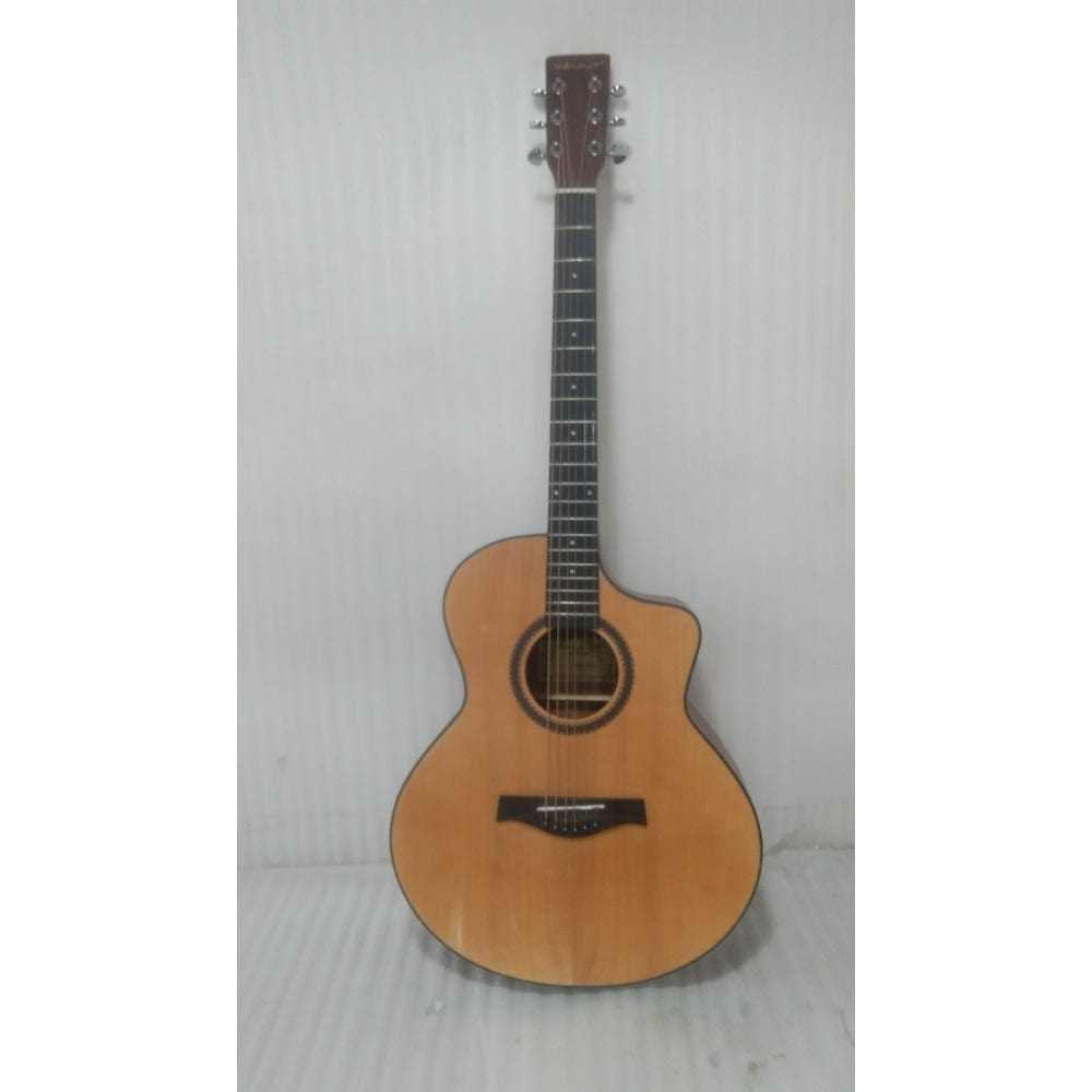 vault electro acoustic guitars 202401009995 vault ea40ce 41 inch premium spruce-top cutaway electro acoustic guitars - open box b stock