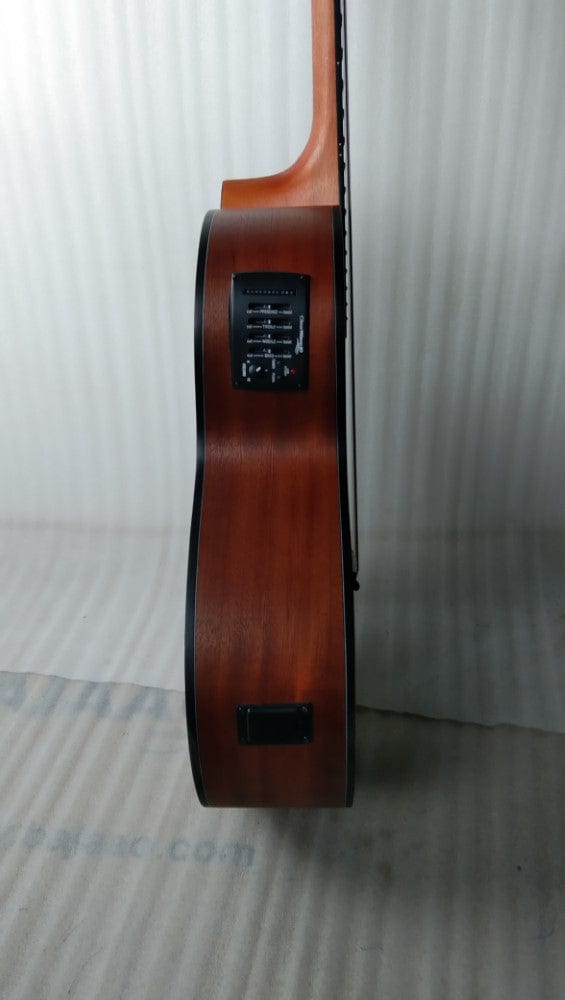 vault electro acoustic guitars vault ea40ce 41 inch premium spruce-top cutaway electro acoustic guitars - open box b stock