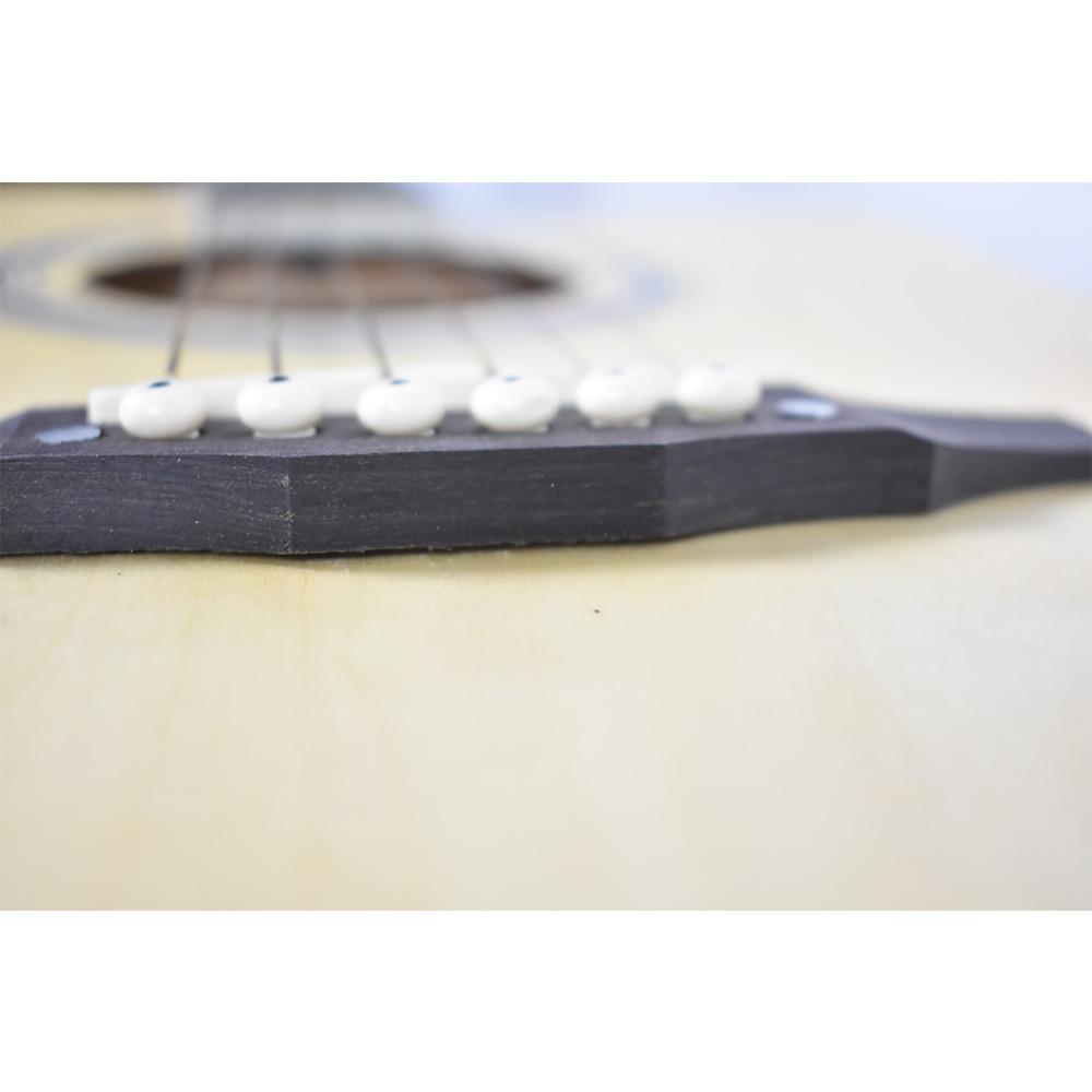 vault electro acoustic guitars vault ed-10ce 41 inch cutaway electro acoustic guitar - natural - open box b stock #barcode_389558