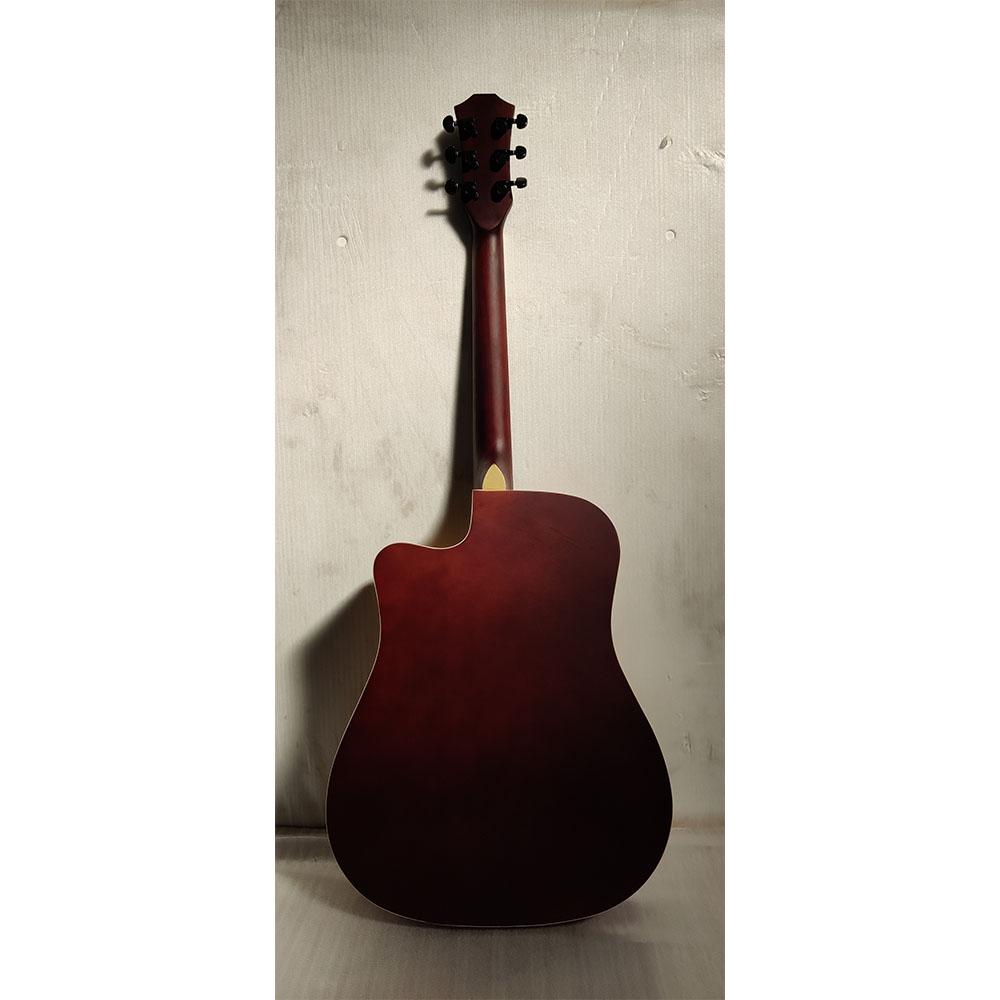 vault electro acoustic guitars vault ed-10ce 41 inch cutaway electro acoustic guitar - natural - open box b stock #barcode_389558