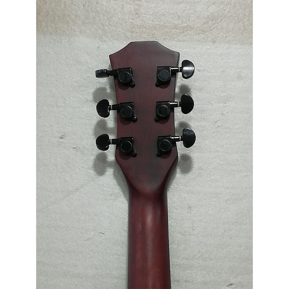 vault electro acoustic guitars vault ed-10ce 41 inch cutaway electro acoustic guitar - natural - open box b stock #barcode_389558