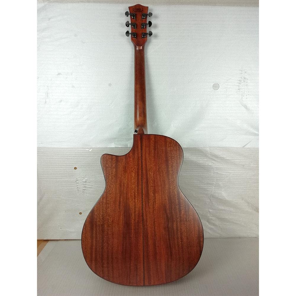 vault electro acoustic guitars vault s360t-sk 41-inch premium cutaway acoustic guitar with blend 301 pickup - open box b stock