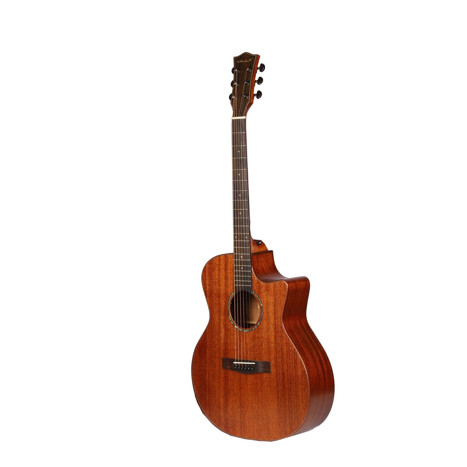 vault electro acoustic guitars vault s360t-sk 41 inch premium cutaway electro acoustic guitar with fishman pickup
