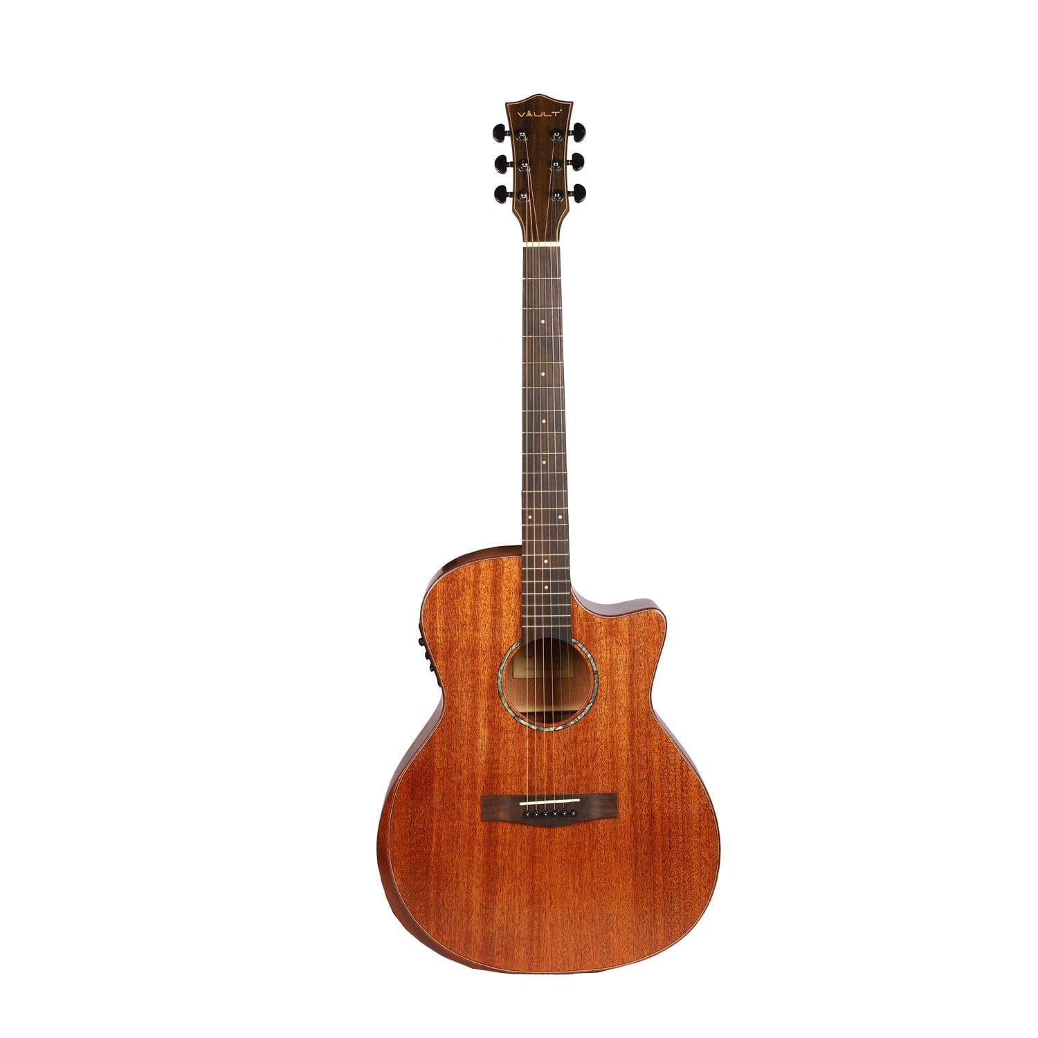 vault electro acoustic guitars vault s360t-sk 41 inch premium cutaway electro acoustic guitar with fishman pickup