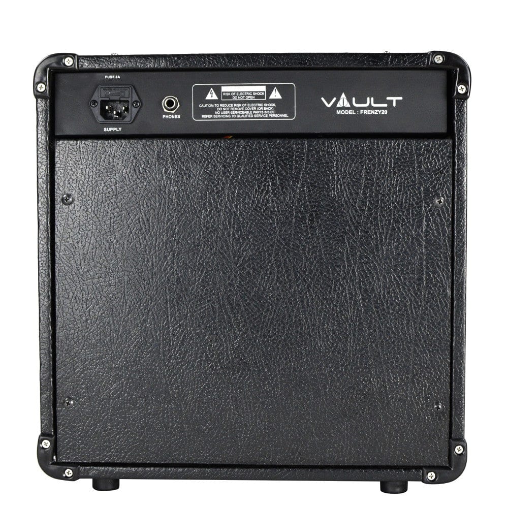 vault guitar combo amplifiers vault frenzy 20 watt guitar combo amplifier with analog distortion, reverb & delay all playable together