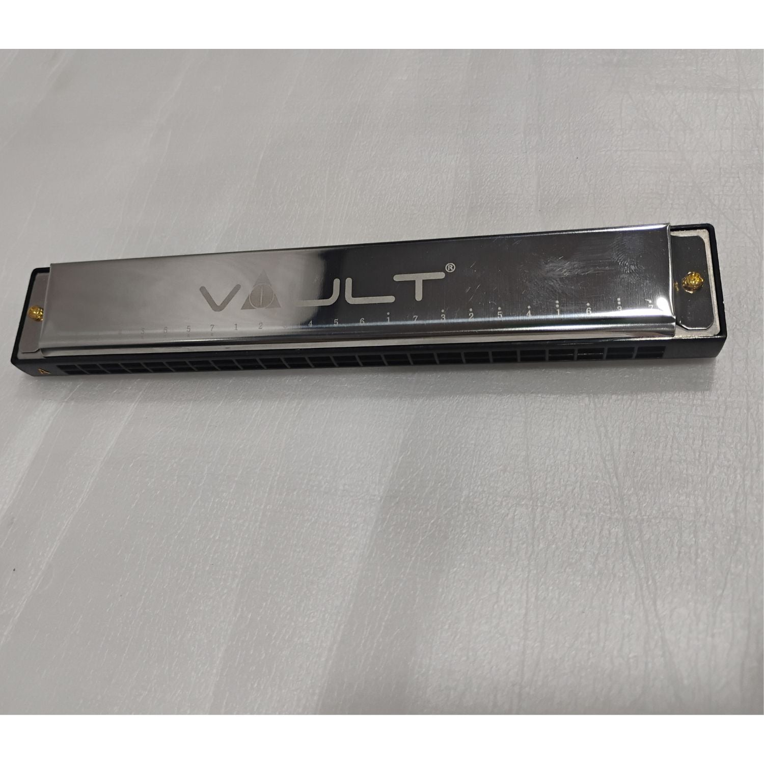 Vault Harmonicas 202501120402 Vault HA1020 24-Hole Harmonica/ Mouth Oragan For Beginner & Professional - Open Box B Stock #barcode_202501120402