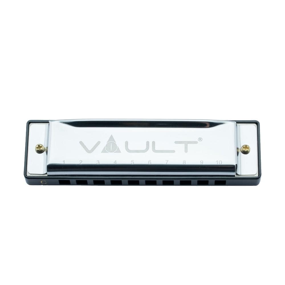 vault harmonicas vault ha1000 10-hole beginner harmonica - open box