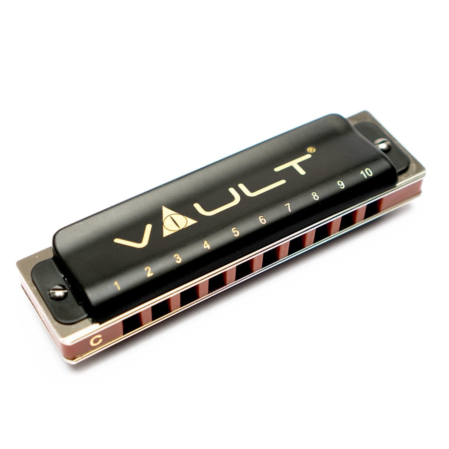 vault harmonicas vault ha1100 key of c 10-hole harmonica