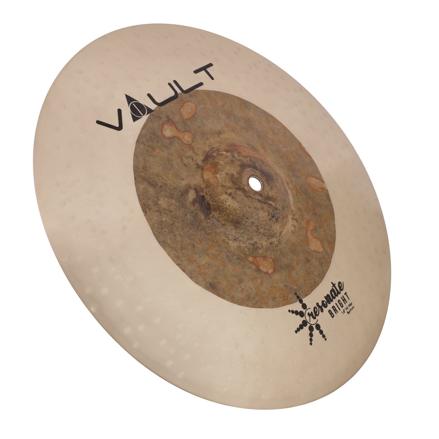 vault hi hat cymbals vault resonate bright series 14-inch hi-hats cymbals - pair