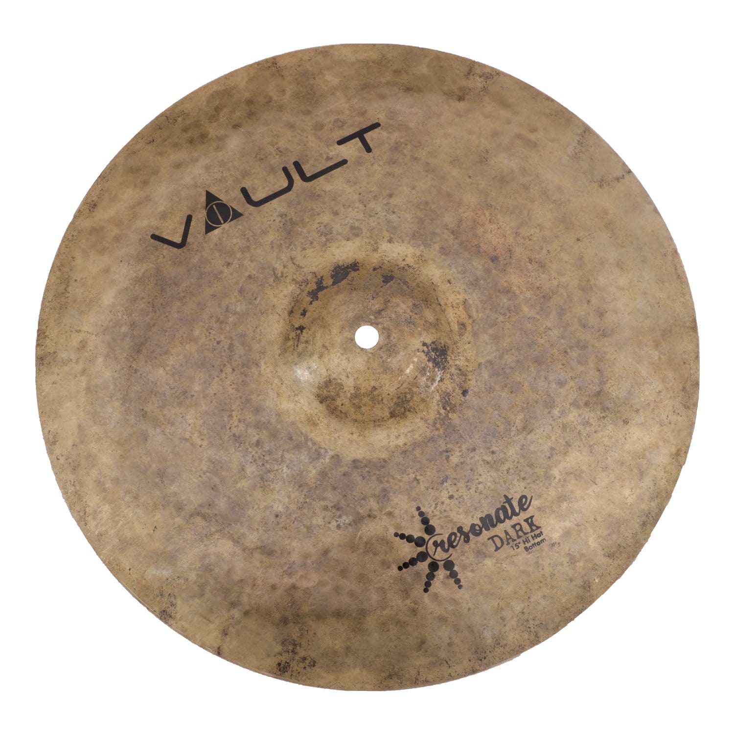 vault hi hat cymbals vault resonate dark series 15-inch hi-hats cymbals - pair